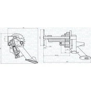 Olejové čerpadlo Olejové čerpadlo MAGNETI MARELLI OP0044