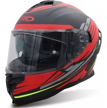 Helma na motorku Helma na moto Xrc Loomis red/blk/grey/yellow - M / červená