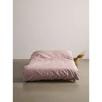 Povlečení Sinsay - Saténová sada povlečení s ozdobným zakončením - pastelová růžová - 991EF-03X - 991EF-03X-ONE