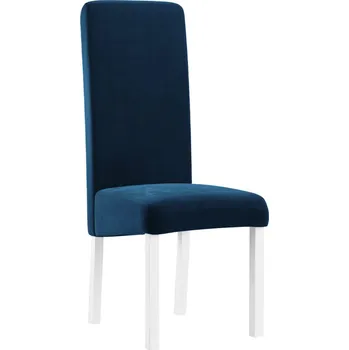Jídelní židle Jídelní židle MADRYT - bílé nohy Modrá