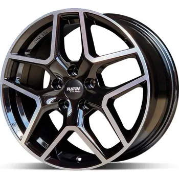 Disk alu-kola PLATIN P110 Black 7x17, 5x108 ET40, černý leštěný