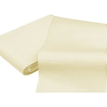 Stuha Stuha taftová šíře 10,8 cm, malé, 241 krémová světlá