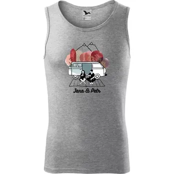 Pánské tílko Pánské tílko Podzimní kempování - vlastní jména