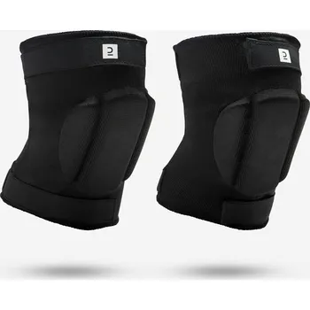 Sportovní chránič KIPSTA Dětské házenkářské chrániče kolen s výztuhou H100 S ČERNÁ