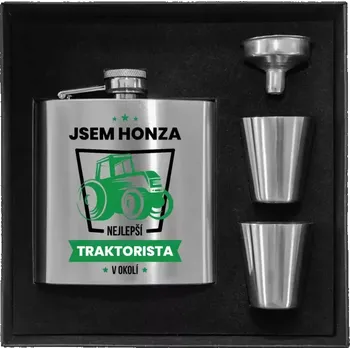 Placatka Placatka v krabičce Nejlepší v okolí - traktorista