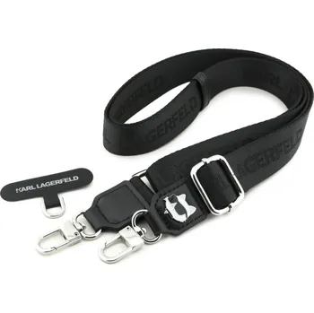 Kabelka Karl Lagerfeld Universal Crossbody popruh Choupette Patch - černá Univerzální crossbody popruh Karl Lagerfeld Choupette Patch (KLUCNCHPSPK) přináší styl, praktičnost a ikonický design. Vyroben z odol