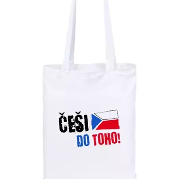 Látková taška Češi, do toho! - vlajka