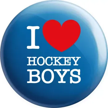 Placka I love hockey boys