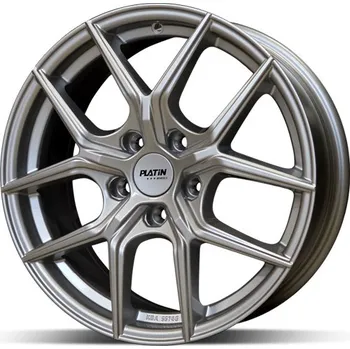 Disk alu-kola PLATIN P122 Silver 7x17, 5x112 ET45.1, stříbrný