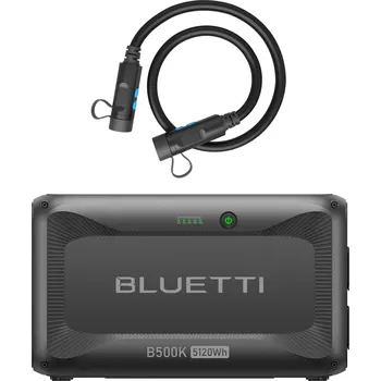 Článková baterie BLUETTI Nabíjecí stanice BLUETTI B500K1, 5120Wh, pro AC300/AC500/AC200PL ŠEDÁ