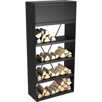 OFYR WOOD STORAGE 100 Black - skříň na dřevo WSB-100
