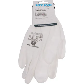 Pracovní oblečení OSTATNÍ Rukavice nylonové Bunting-ROOSTER - bílé | velikost 7" (blistr)