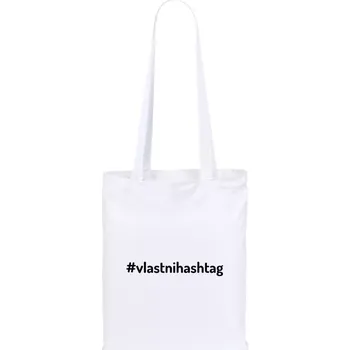 Látková taška Vlastní hashtag