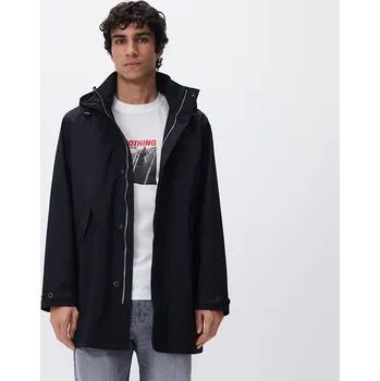 Dámský kabát Reserved - Parka s odnímatelnou kapucí - černý - 540HZ-99X - 540HZ-99X-L