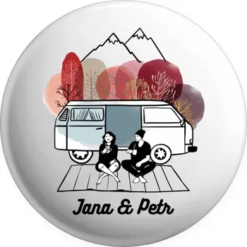 Placka Podzimní kempování - vlastní jména