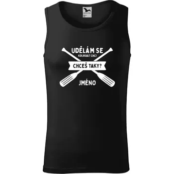 Pánské tílko Pánské vodácké tílko Udělám se kolikrát chci, chceš taky?