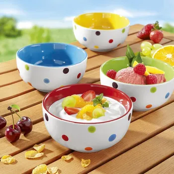 Talíř Die moderne Hausfrau Sada misek Puntíky, 4 ks 636473