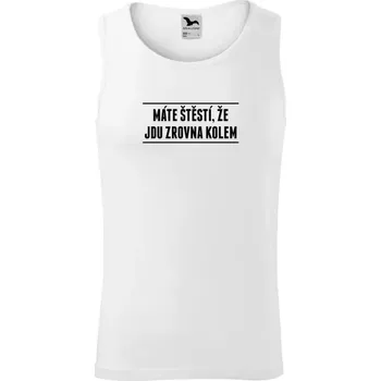 Pánské tílko Pánské tílko Máte štěstí, že jdu zrovna kolem