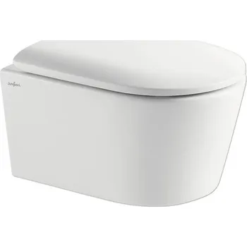 Klozet Závěsné WC set Jungborn ONE bez splachovacího kruhu vč. WC prkénka
