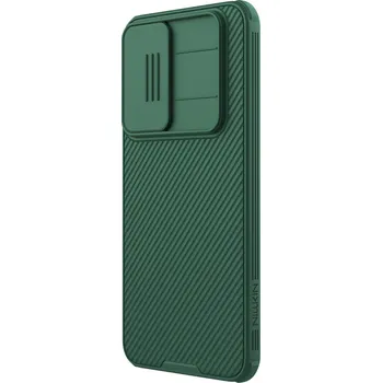 Pouzdro na mobilní telefon Zadní kryt Nillkin CamShield PRO pro Samsung Galaxy A36 5G, tmavě zelená