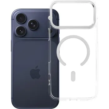 Náhradní kryt pro mobilní telefon Kryt Cover Frame Clear Hybrid Mag Cover with MagSafe iPhone 17 Pro Max Translucent