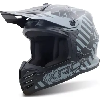 Helma na motorku Dětská helma Xrc MX Jasper 2.0 black/grey - YL / šedá