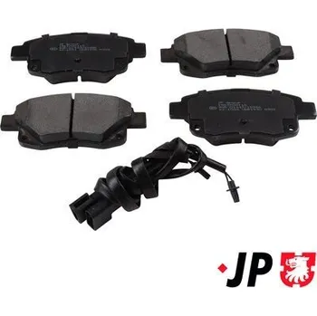 Brzdový systém Sada brzdových destiček, kotoučová brzda JP GROUP 1563700110