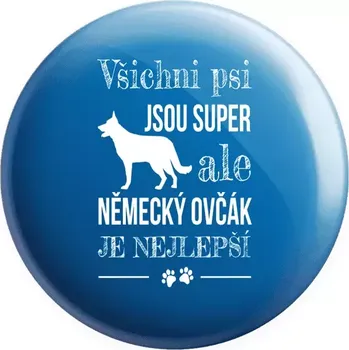 Placka Německý ovčák je nejlepší