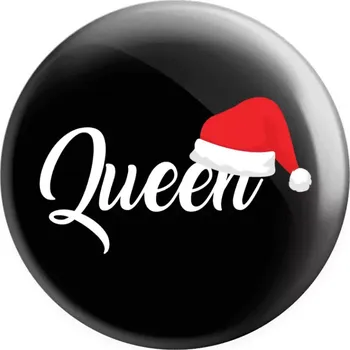 Placka Vánoční čepice - Queen