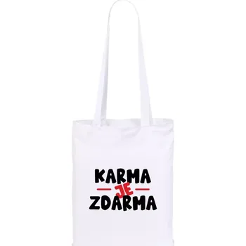 Látková taška Karma je zdarma