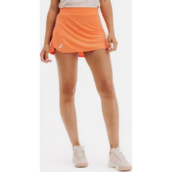 Dámská sukně KUIKMA Dámská sukně na padel 500 XL BÉŽOVÁ|ORANŽOVÁ