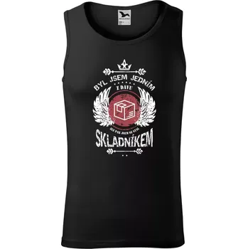 Pánské tílko Pánské tílko Byl jsem jedním z davu, ale pak jsem se stal skladníkem