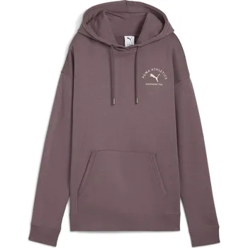 Pánské oblečení PUMA Dámská mikina Class PUMA BÍLÁ|FIALOVÁ