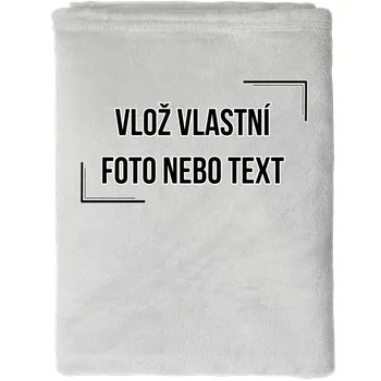 deka MOTOVIDLO.cz Deka mikroplyš (150x200 cm) s vlastním potiskem
