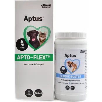 Kloubní výživa Aptus Apto-flex vet sirup 500 ml + Aptus plaque buster 200 g