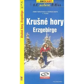 Krušné hory lyžařská mapa 1:75 000