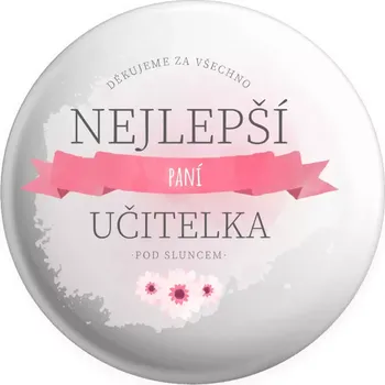Placka Nejlepší paní učitelka pod sluncem