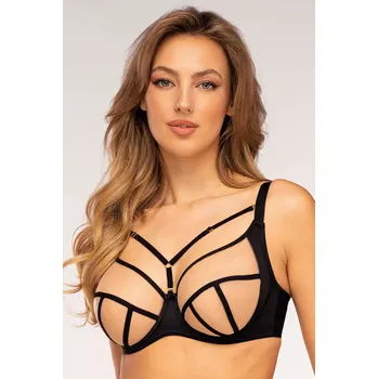 Podprsenka Unikat Griselda barva:černá/béžová 70E
