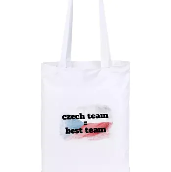 Látková taška Czech team = best team