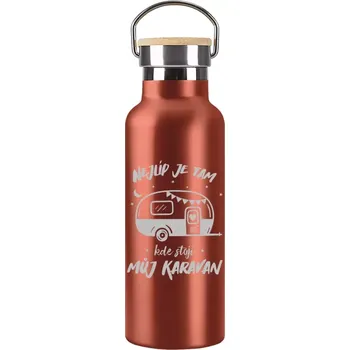 Termoska Termolahev Nejlíp je tam, kde stojí můj karavan