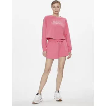 Dámská mikina Armani Exchange Mikina 3DYM90 YJFHZ 14BH Růžová Regular Fit S