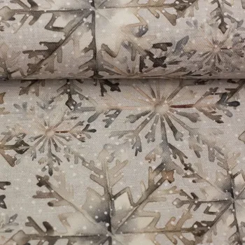 SWAFING Dekorační látka Niklas vločky