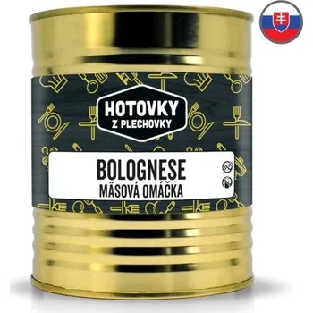 Hotové jídlo Hotové jídlo Hotovky z plechovky Bolognese masová omáčka 800g