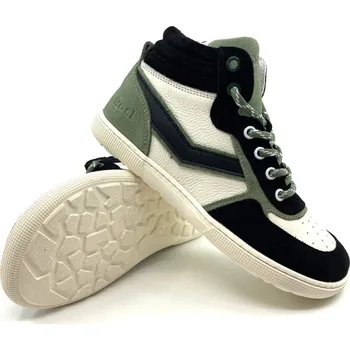 Chlapecké polobotky Barefoot kotníkové boty Koel - Danish Nappa Olive 35, Vnitřní délka boty: 22,9 cm, Vnitřní šířka boty: 8,3 cm