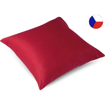 Povlak na polštářek Luxusní saténový povlak na polštář 40x40 GEON Sunset oceán červený