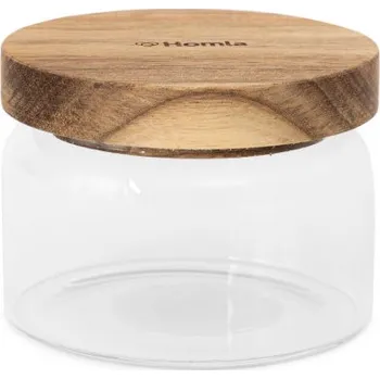 Dóza na potraviny Nádoba CARLOS s akáciovým víkem 844145