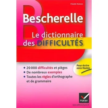 Francouzský jazyk Bescherelle Dictionnaire des Difficultés