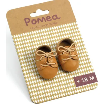 Doplněk pro panenku Pomea – hnědé šněrovací botičky pro panenky