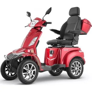 Elektrokoloběžka VEVOR Odolné čtyřkolové koloběžky pro seniory a dospělé, nosnost 227 kg, dojezd 35 km, 3 rychlosti, dlouhý dojezd, terénní elektrická rekreační koloběžka s výkonem 1000 W, maximální stoupavost 20°