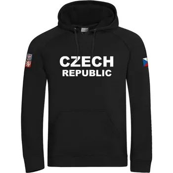 Pánská mikina Pánská mikina pro fanoušky PROGRESS CZ HOODY MAN XXL Černá, Bílá, Mix